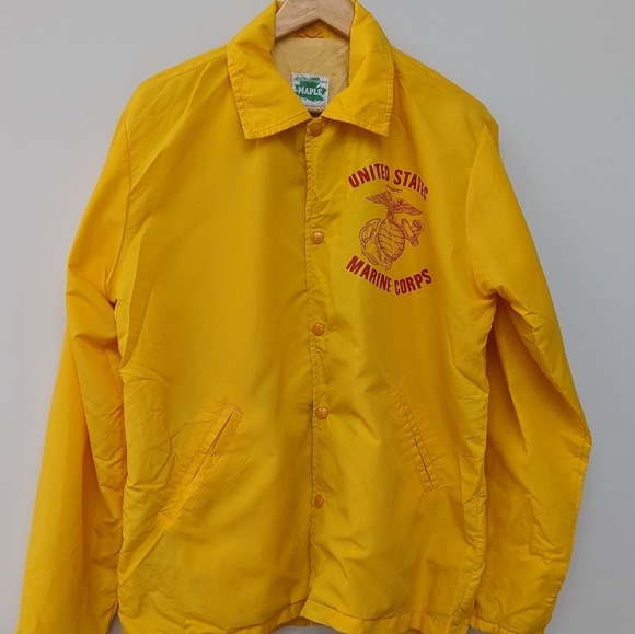 Vintage '80s Yellow Sports Jacket - Picture 2 of 7